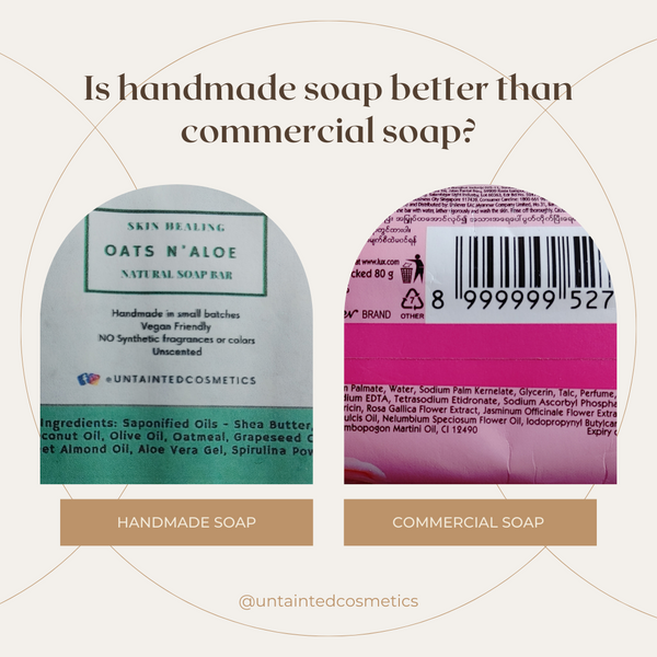 Handmade Soap VS Commercial Soap