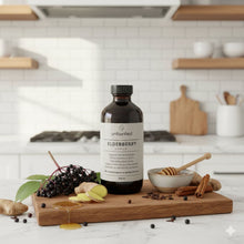 Load image into Gallery viewer, Elderberry Syrup for cold, flu and cough

