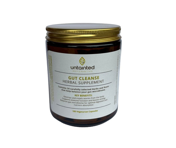 Herbal gut cleanse supplement, balance gut microbiome