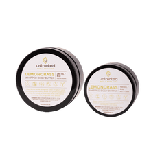 Load image into Gallery viewer, ScentedLemongrassWhippedBodyButter_FrontSideof8oz_4oz
