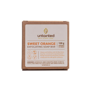 Scented Sweet Orange Soap Bar – Front Side