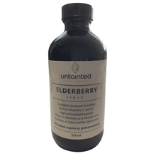 Load image into Gallery viewer, Organic elderberry syrup handcrafted local natural remedies
